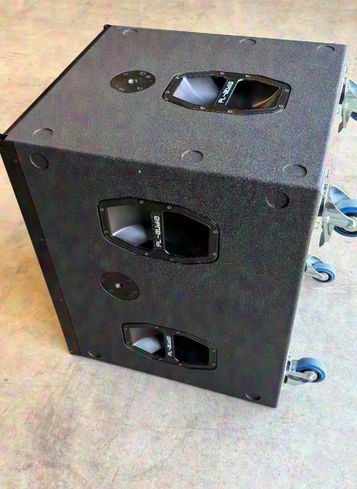 4X PL Audio DLX enceintes de basses avec housse