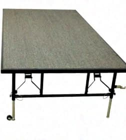 ALLROUND -Podiums de scène Praktikus-DUO - réglables en hauteur et sur roulettes, env. 13,4 m²