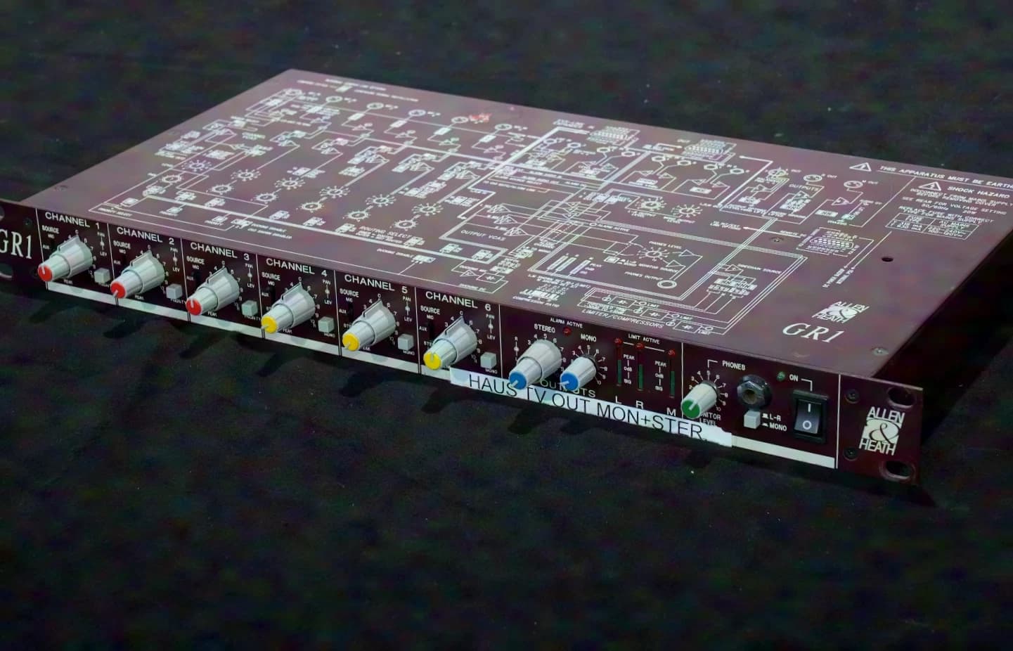 Allen & Heath GR1 Zone Mixer 19" 1HE
