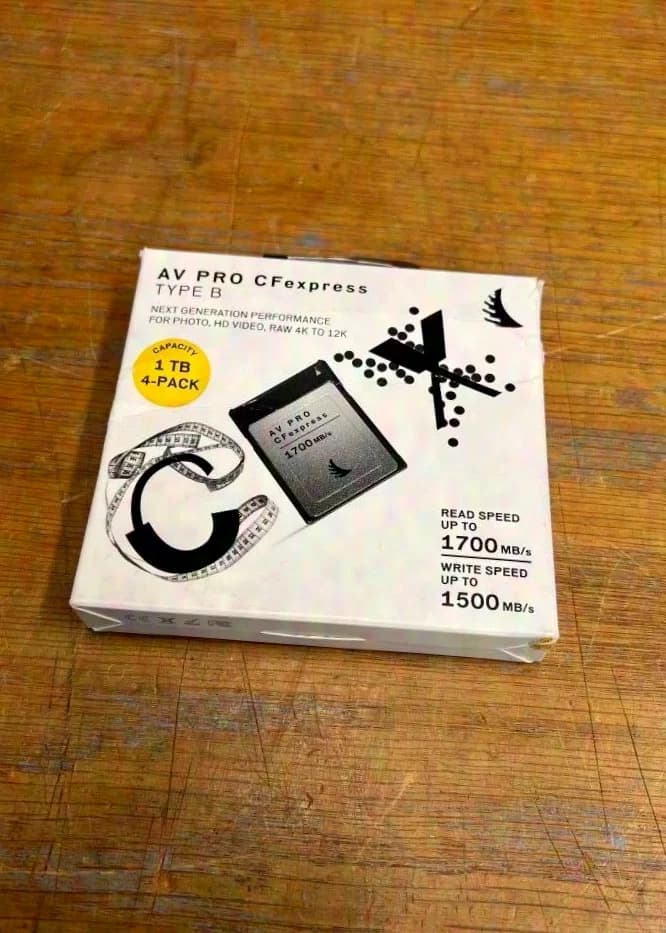 Angelbird AV Pro CFexpress 1TB Type B – inutilisé (article en stock)
