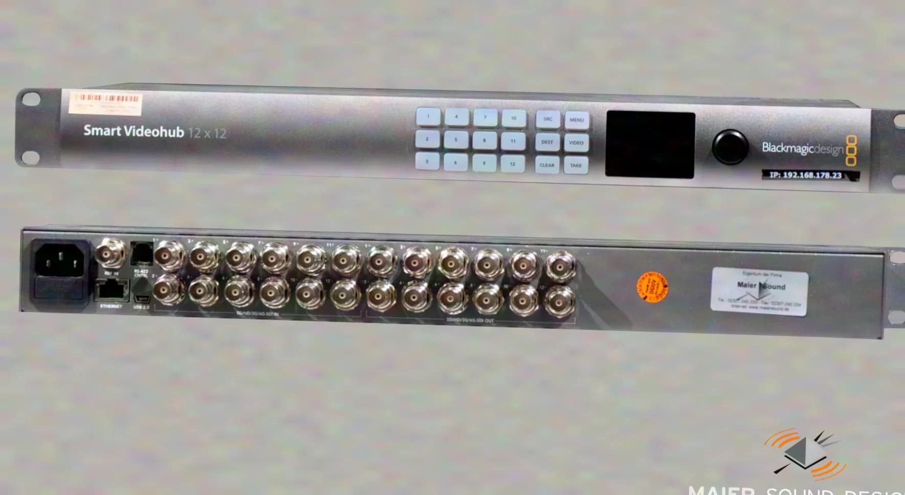 Blackmagic Design Smart Videohub 12x12