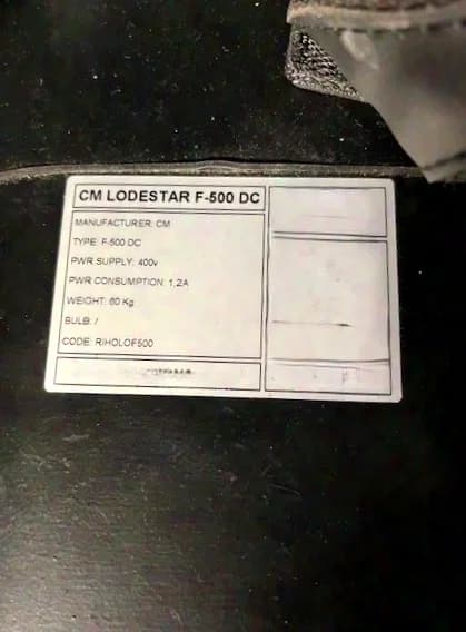 CM Lodestar F500 500kg - chaîne de 10mtr