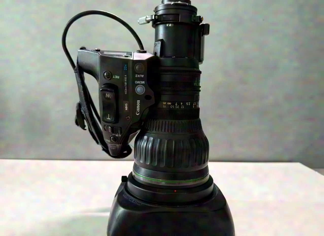 Canon HJ22ex7.6B IASE A HD Objectif Broadcast 22x