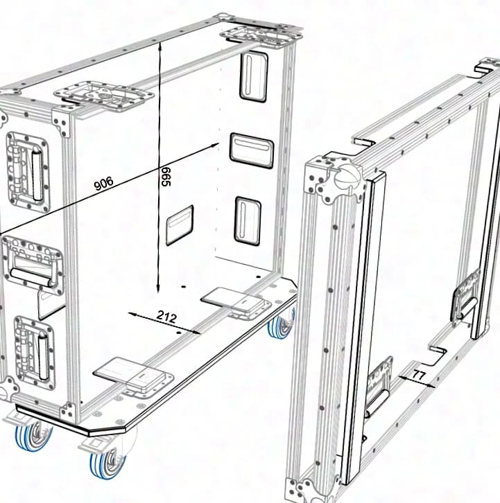 Flight-case pour grandMA3 Light