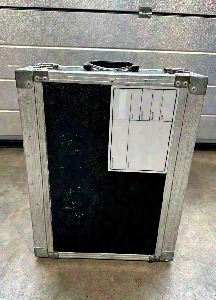 Flight-case avec rails de rack et double porte, 3 U, 40 x 53 x 17 cm