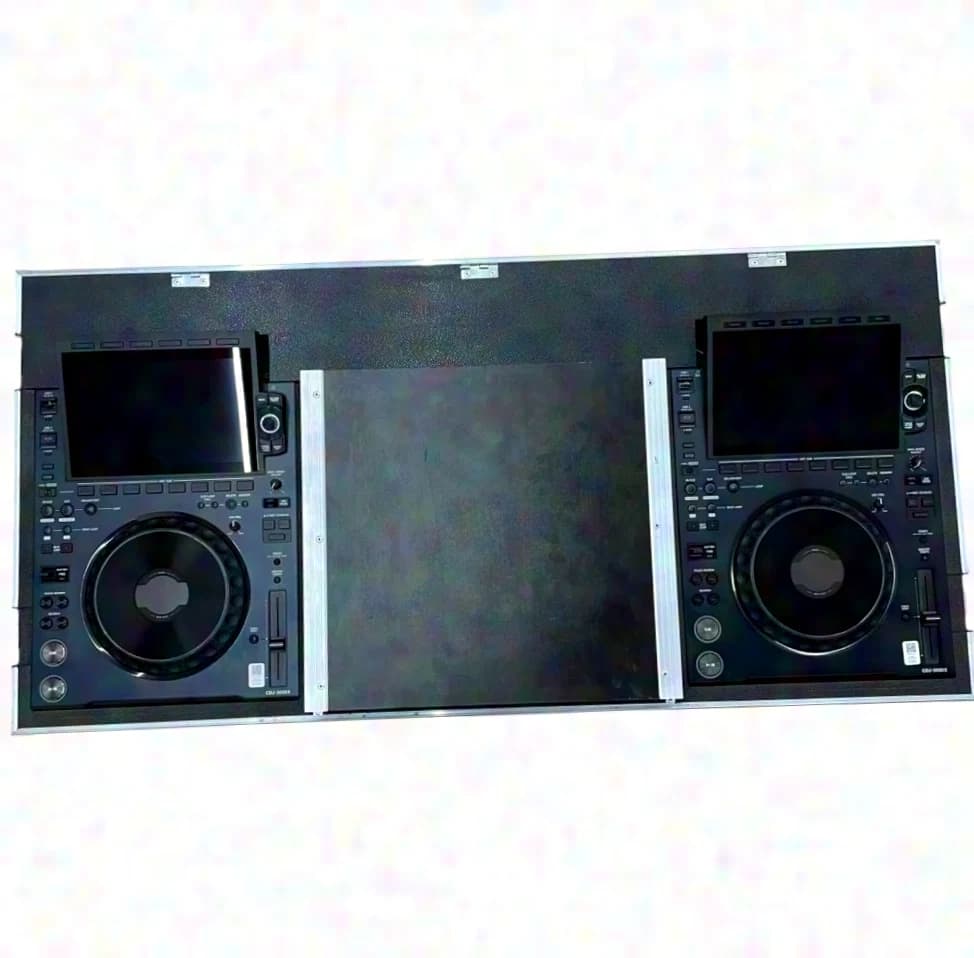 Casebase Pioneer DJM 2000 + CDJ 3000x avec tablette pour ordinateur portable
