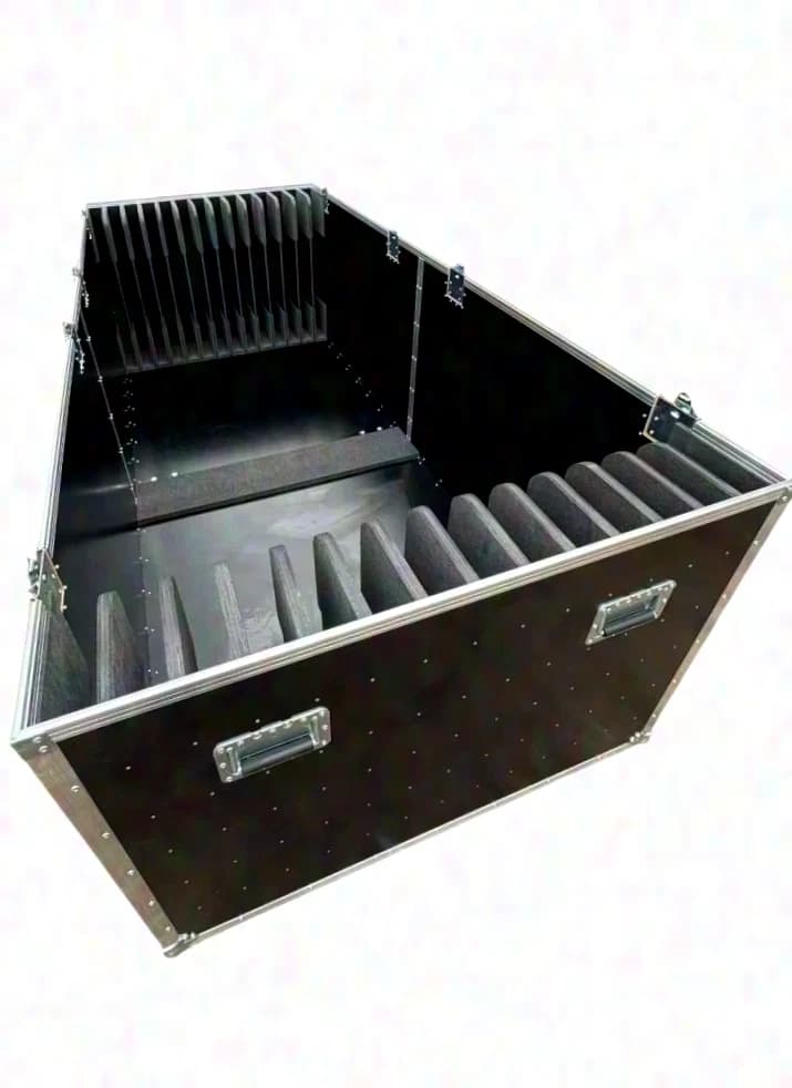 Casebase caisse de transport pour 14 cadres de décor