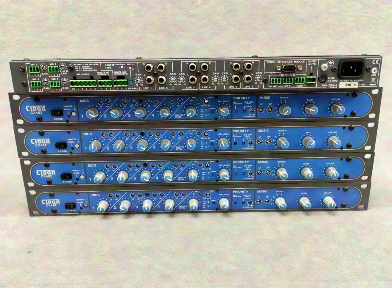 Cloud CX462 19" Console de mixage | Contrôleur de système audio