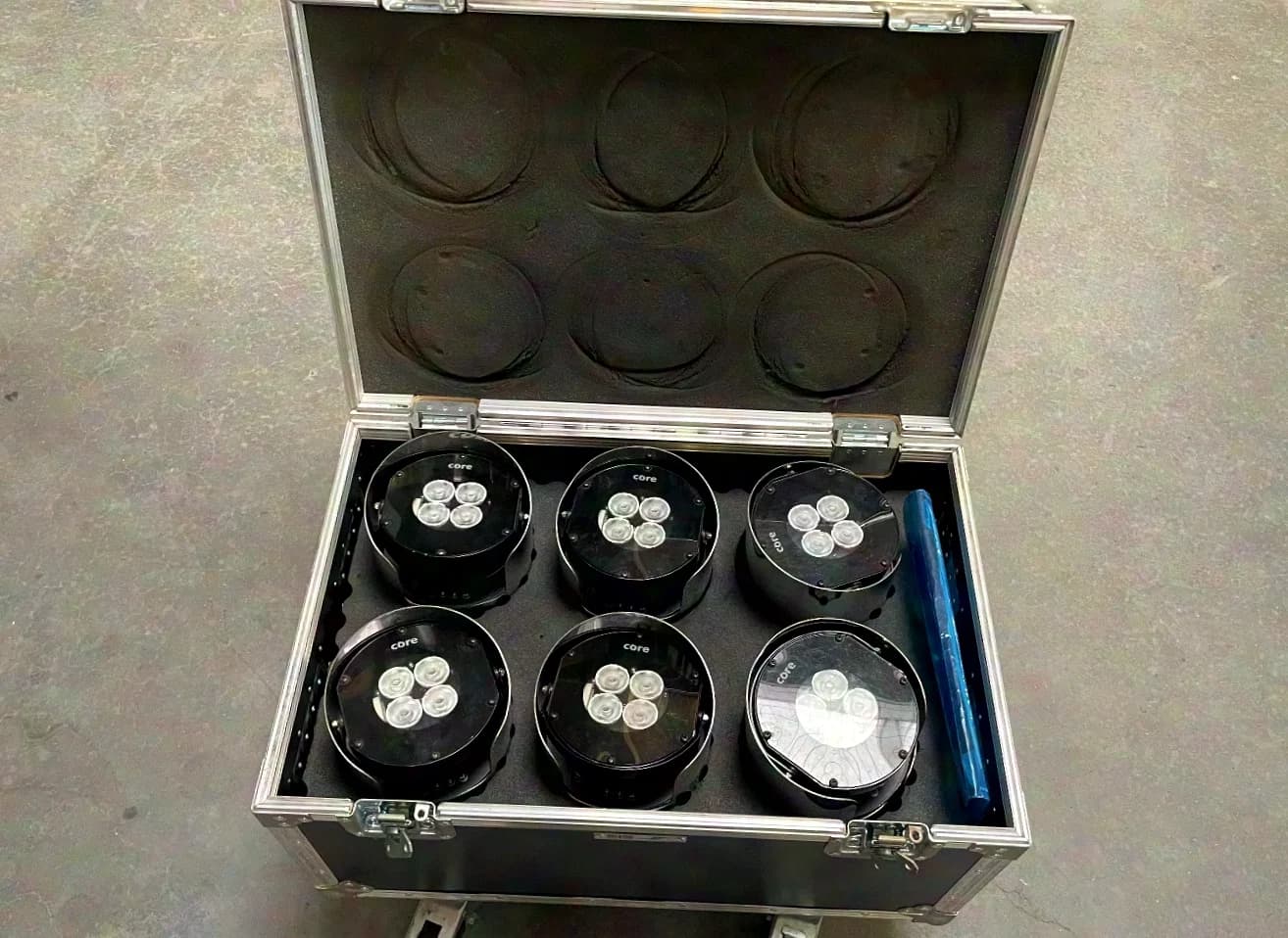 Sets de 6 LED Core ColourPoint sur batterie, avec Case inclus
