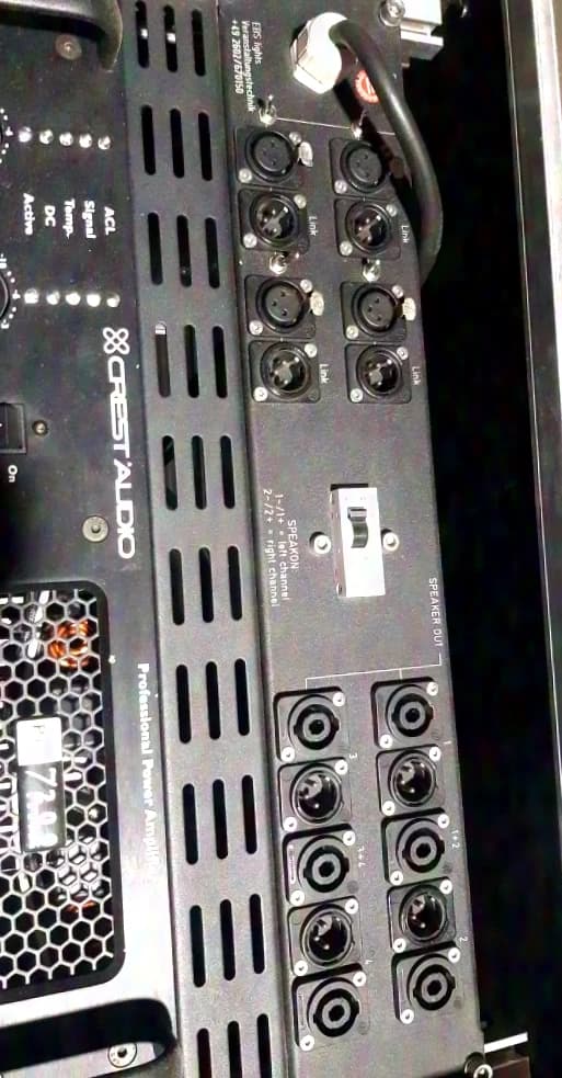Crest Crest Audio Pro 7200 Rack d’amplificateurs de puissance Amprack
