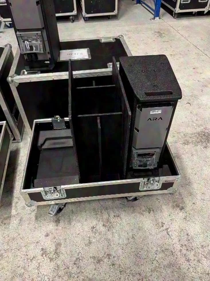 DAS Audio 2 x ARA-P28.115 set de 2 avec flight-case