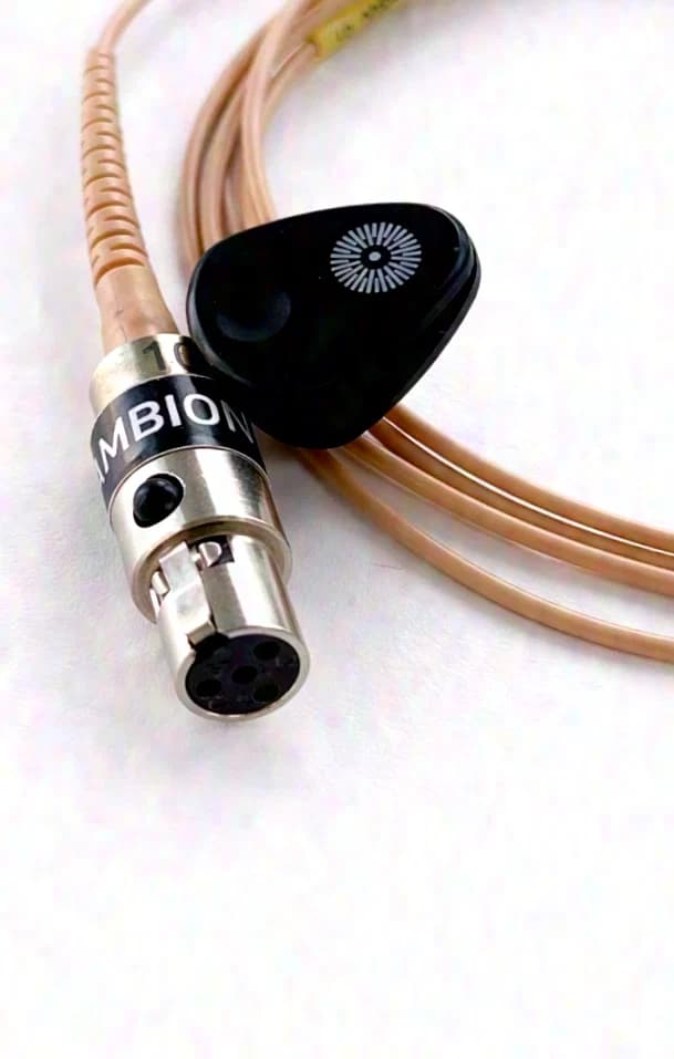 DPA 6066-F10 Headset beige I Omnidirectionnel