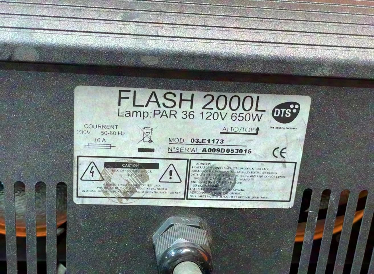 DTS Flash 2000L 2-Lite Blinder