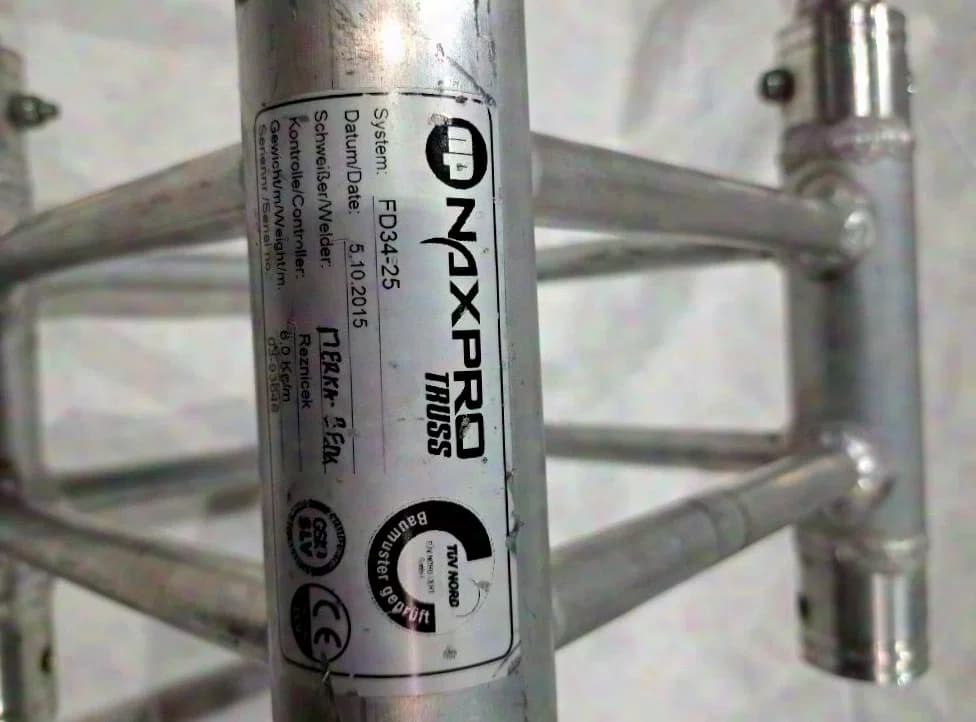 Divers éléments de structure, Global Truss, Eurotruss, Naxprotruss, Sweettruss, ATC