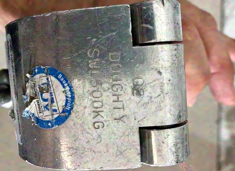Doughty half Coupler avec embout TV 500kg