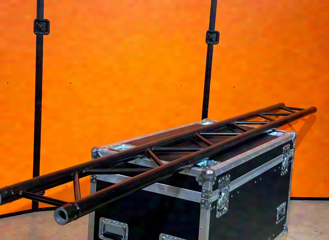 EUROTRUSS FD32 structure 2 points, noire, 3,00m