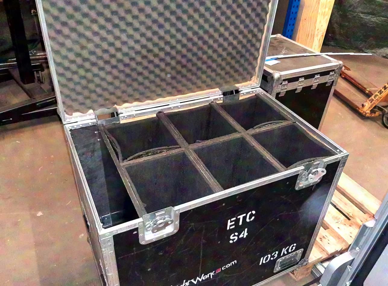 Easy Pack Case pour 6x projecteurs ETC S4 ou appareils comparables