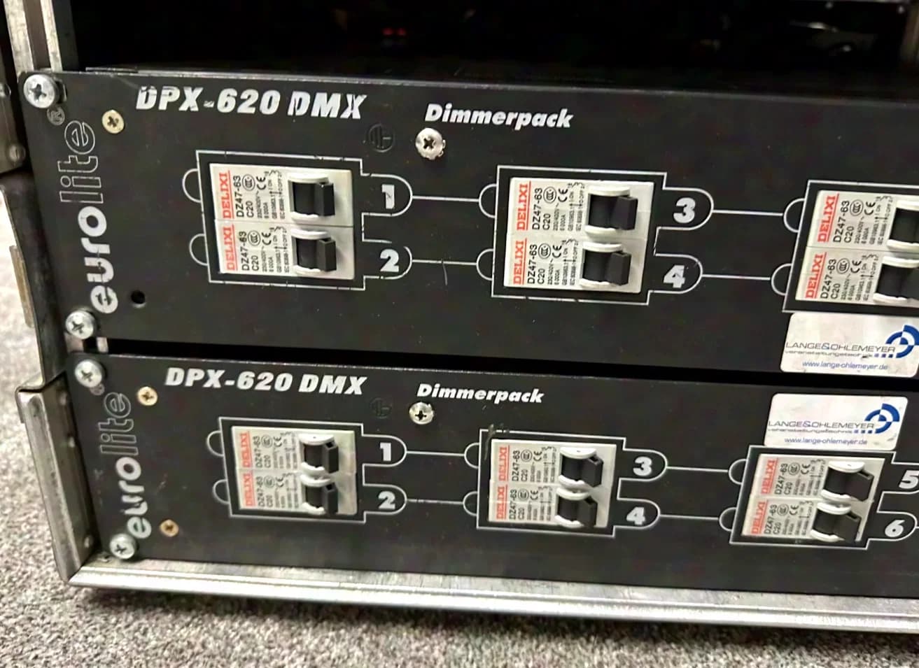 Eurolite DPX-620 DMX Dimmer en flight-case