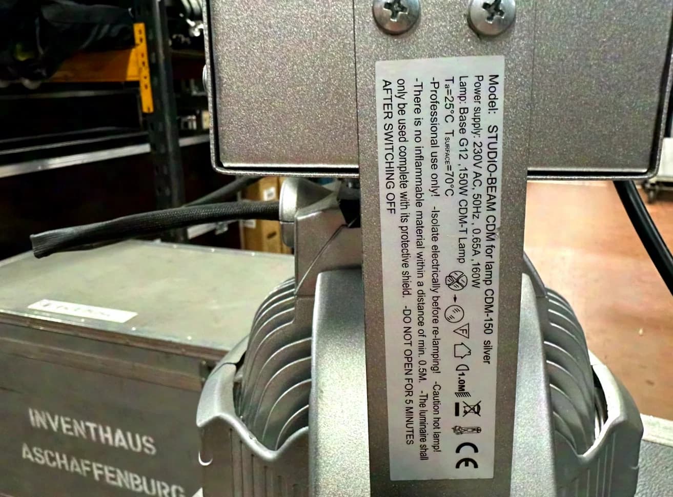 Eurolite Multipar ML-56 CDM 4200 K argent, lumière du jour (43x Multilens ; 13x Zoom)