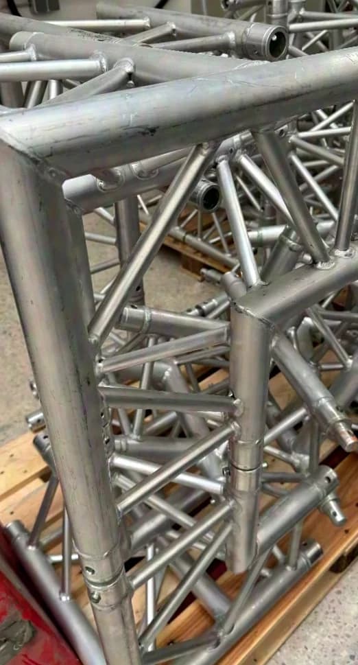 Expotruss X3K-30 T36 Pièce en T à 3 voies pour structure en treillis à 3 points / Argent / horizontal