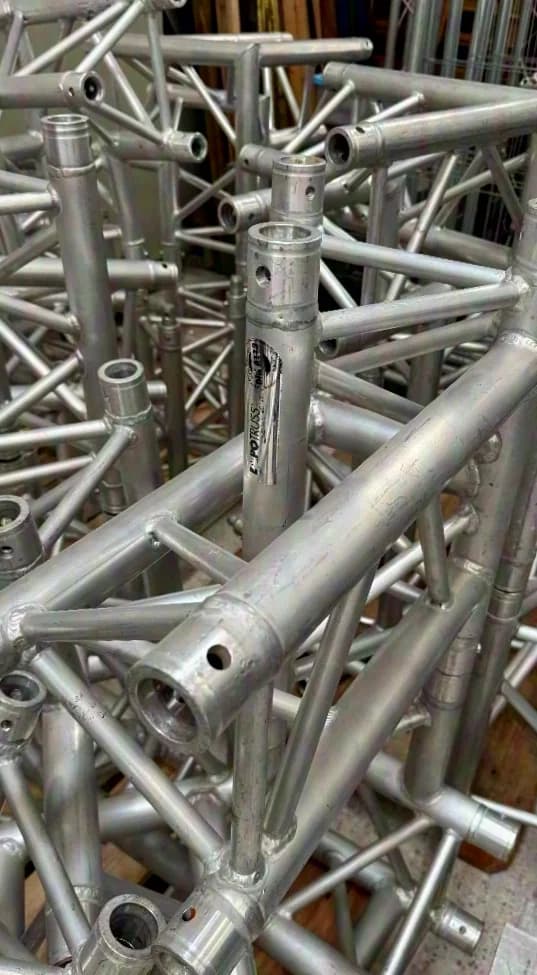 Expotruss X3K-30 T36 Pièce en T à 3 voies pour structure en treillis à 3 points / Argent / horizontal