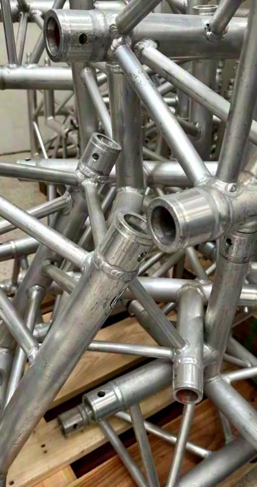 Expotruss X3K-30 T36 Pièce en T à 3 voies pour structure en treillis à 3 points / Argent / horizontal