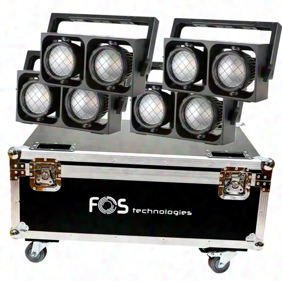 FOS Brick 600 IP65 RGBAWW Blinder TourSet 4 NEUF