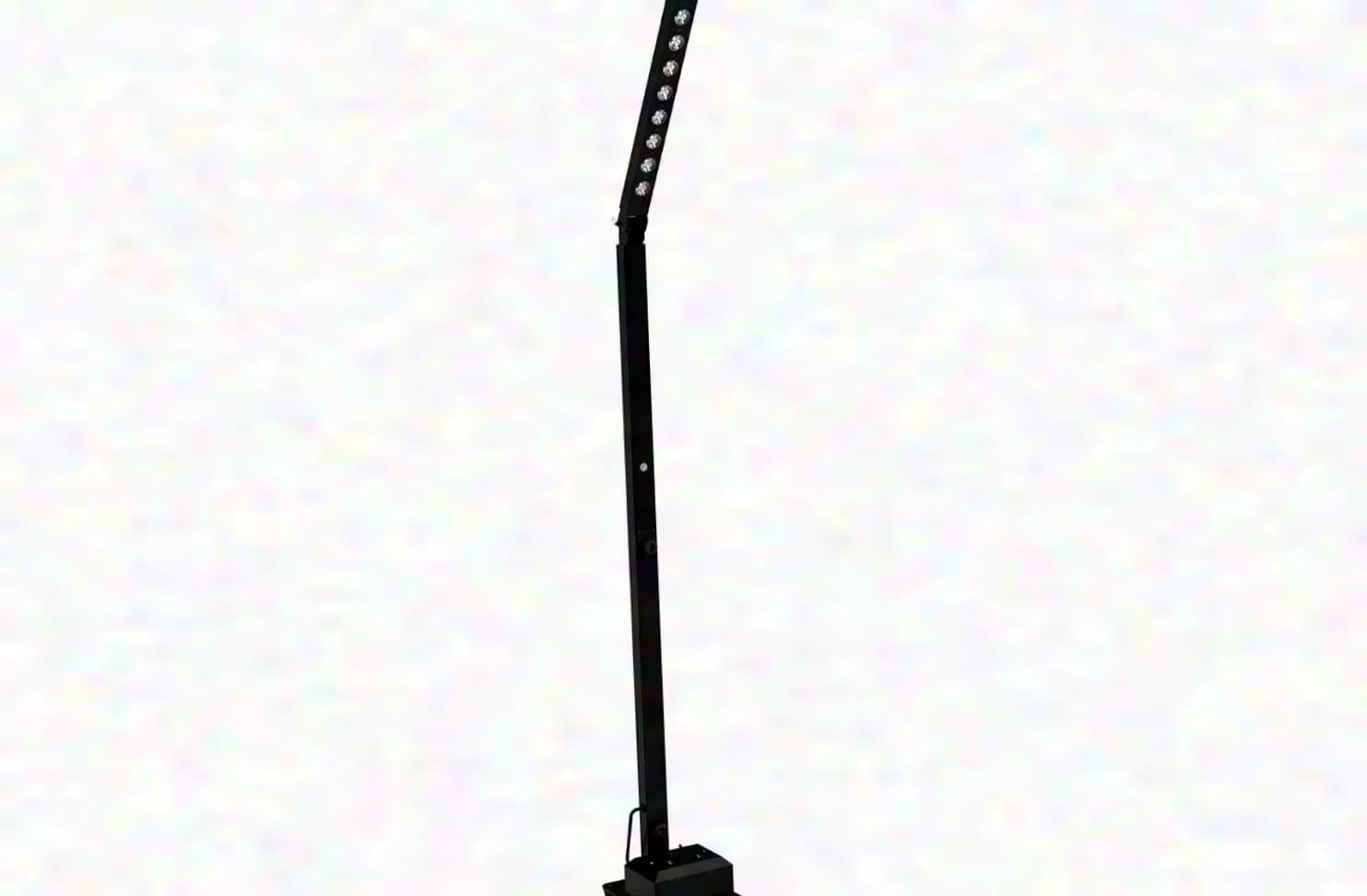 FOS Luminus Pole - lampadaire LED RGBWAUV sur batterie avec W-DMX et contrôle via application, produit B