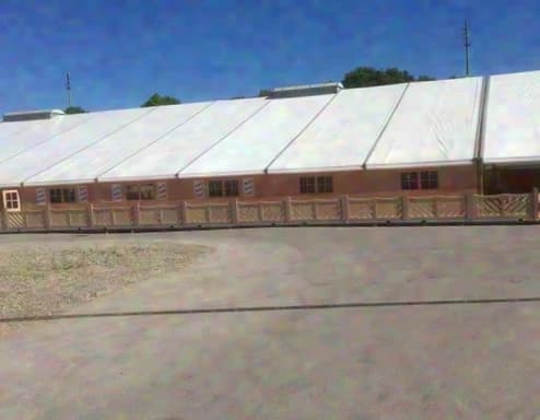 Halle de tente de fête - d’occasion 33x65m