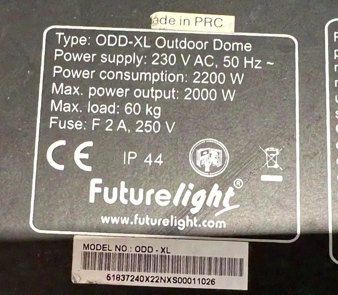 Futurelight ODD XL Outdoor Dome