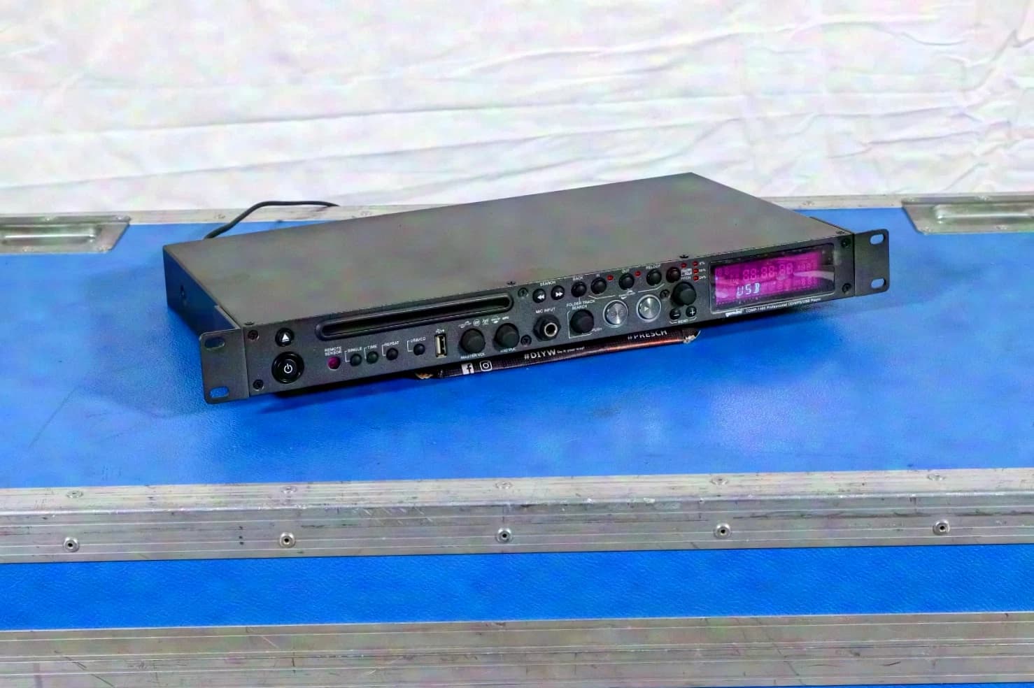Gemini CDMP-1400 1 HE Lecteur multimédia (CP/MP3/USB)