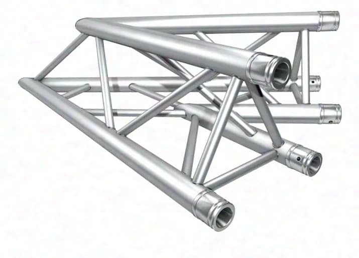 Global Truss F33C19 Angle à 2 voies F33 C19 45 degrés Structure triangulée à 3 points