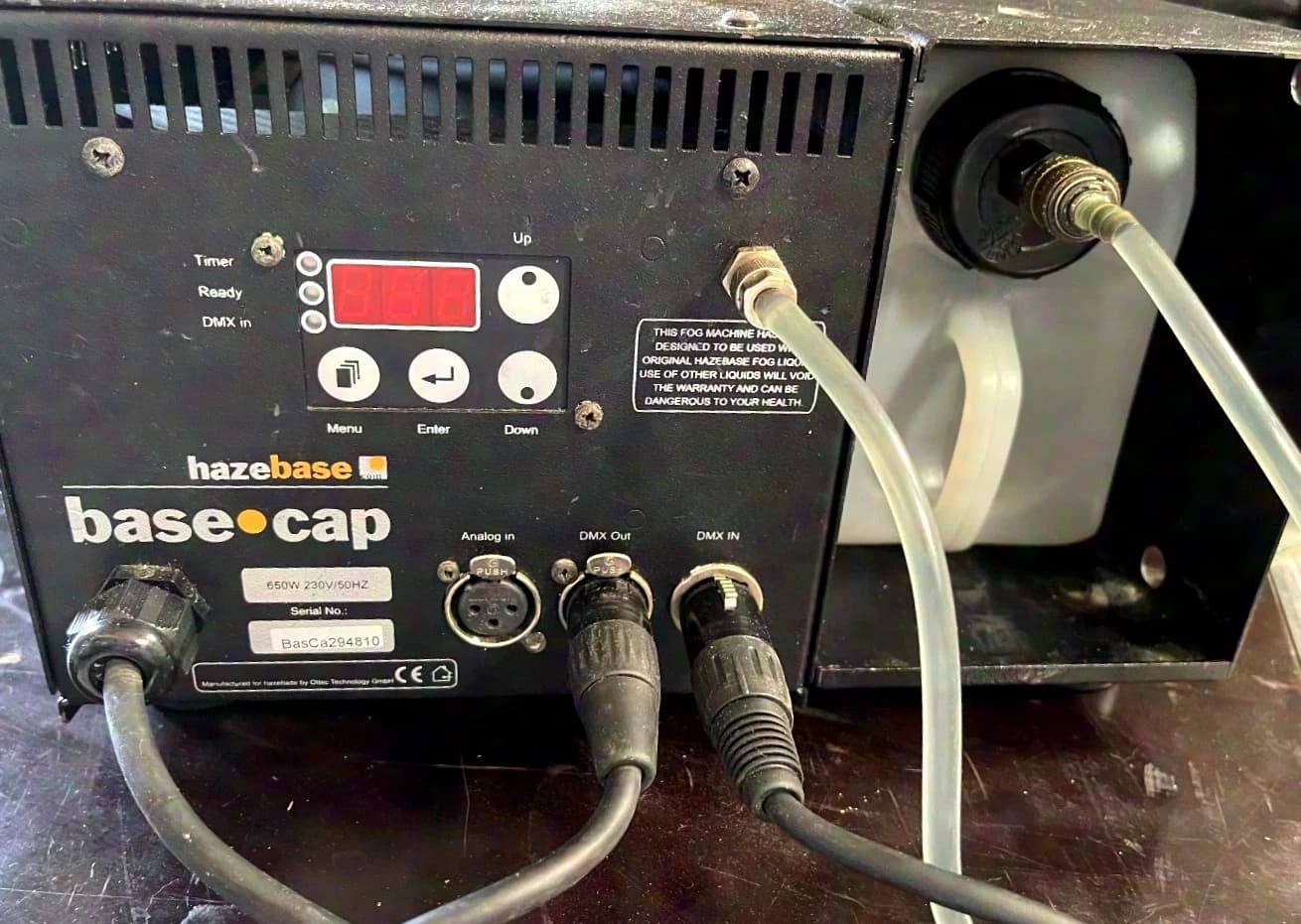 Hazebase base cap / classic / highpower machines à brouillard