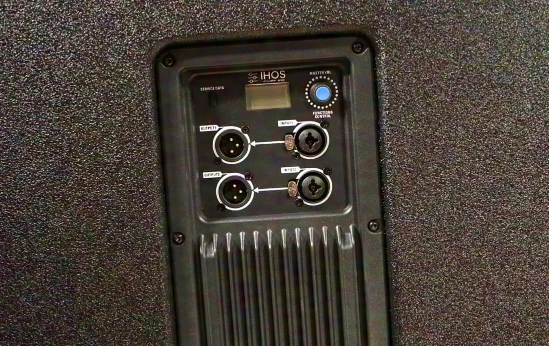 IHOS Subwoofer 18 IOS 18A SUB caisson de basses PA actif avec DSP 1000W