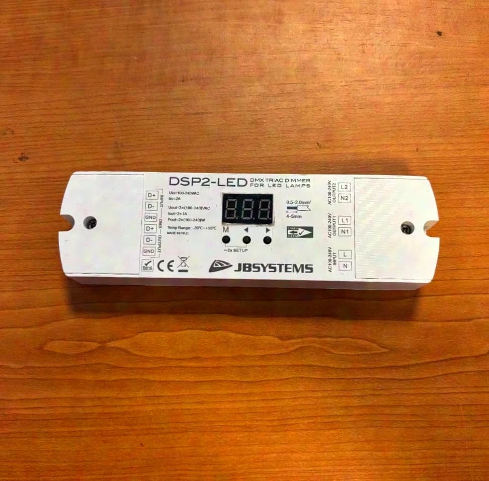 JB-Systems DSP2-LED DMX Triac Dimmer