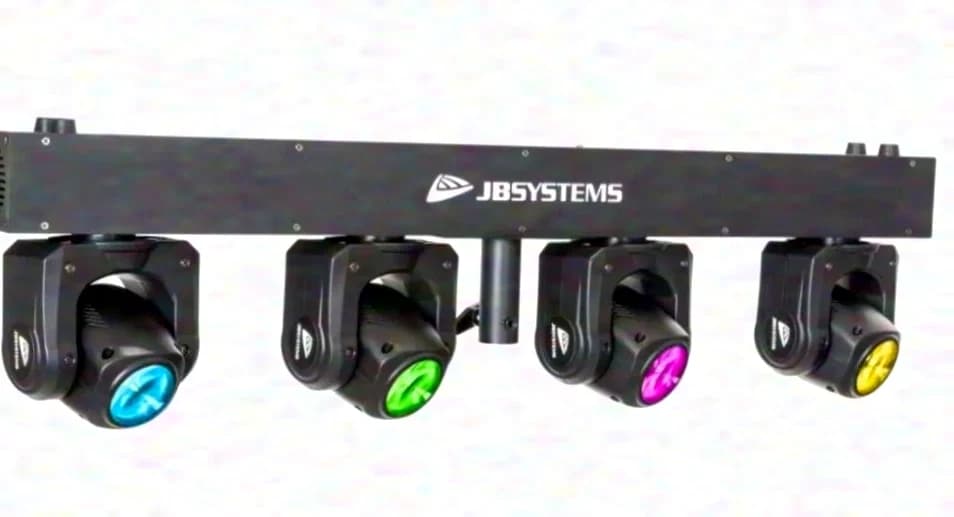 JB Systems JB Systems Quadra Move (4x 40W RGBW LED) + sac d’origine - comme neuf (utilisé seulement 1 fois, facture incluse)