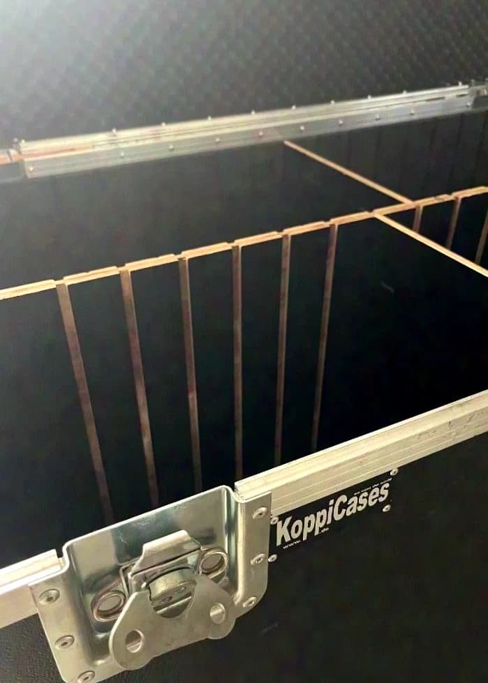 Koppi Cases Case sur roulettes, 125cm x 67cm x 97cm Compartiments intérieurs réglables