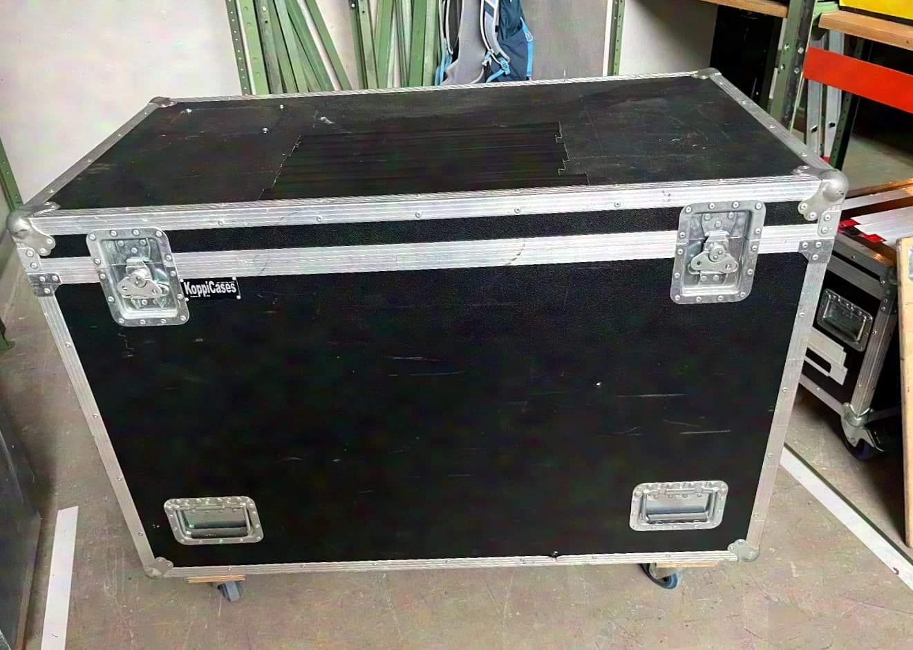 Koppi Cases Case sur roulettes, 125cm x 67cm x 97cm Compartiments intérieurs réglables