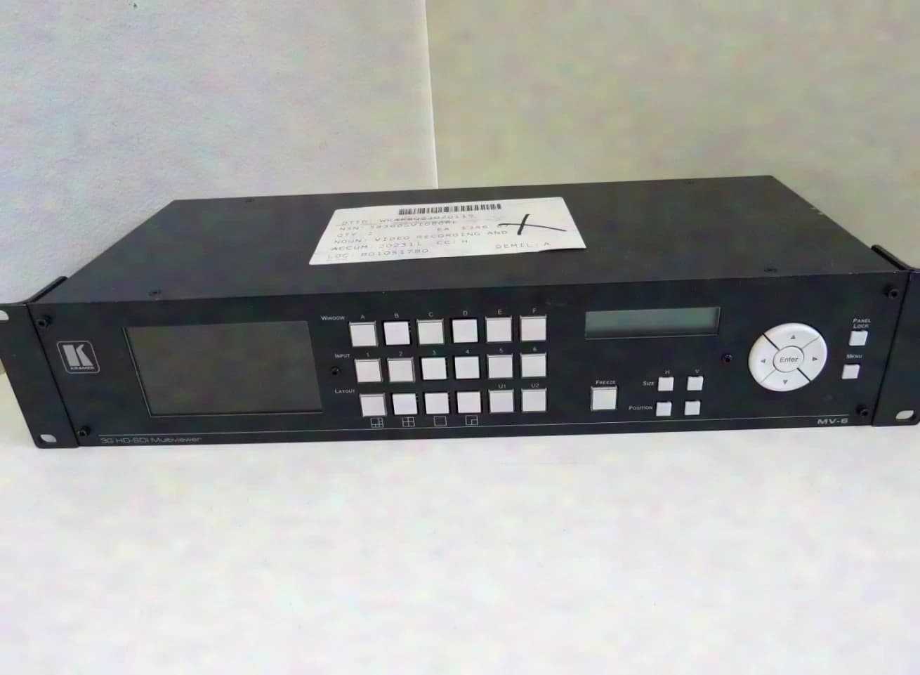 Kramer MV-6 - 3G HD - SDI Multiviewer