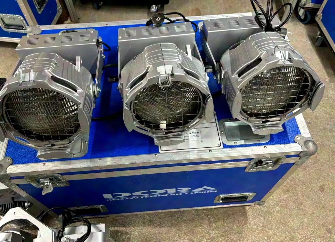 LCR Studio-PAR CDM 150 argent set de 6 pièces