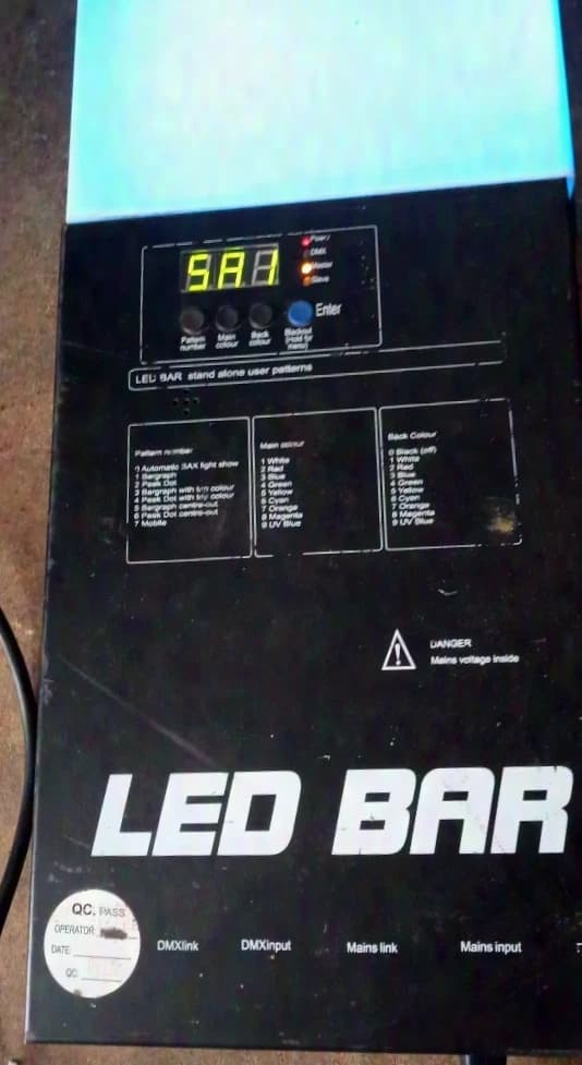 Barre LED 5 segments