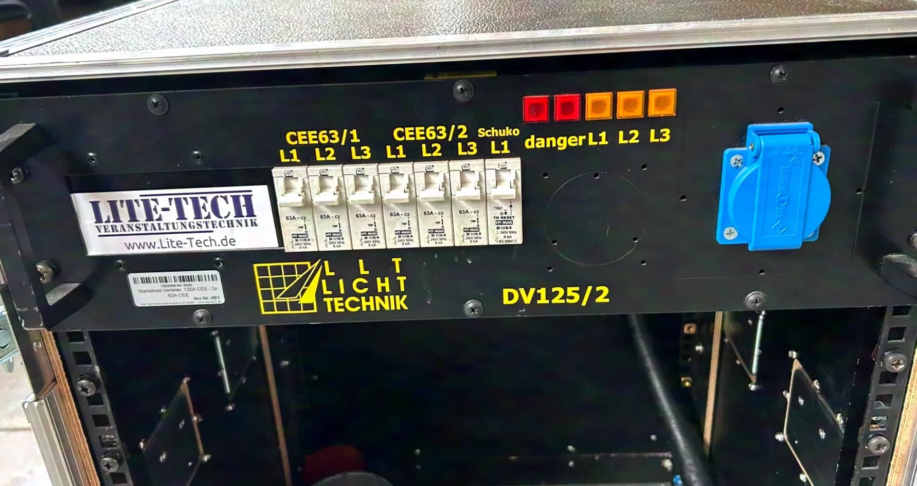 LLT Distributeur électrique DV 125/2 125A --> 2 x 63A
