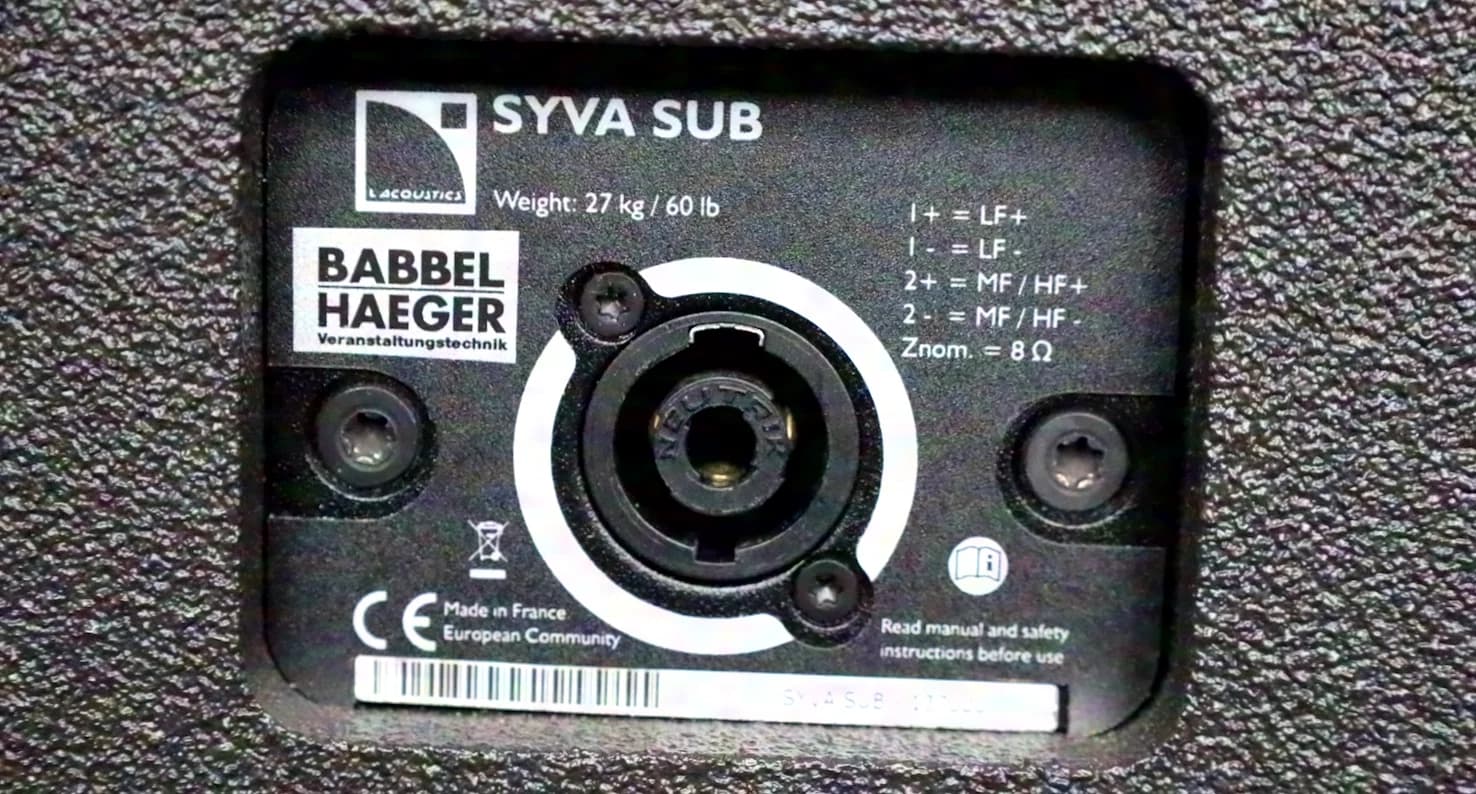 L‑Acoustics - Syva Sub