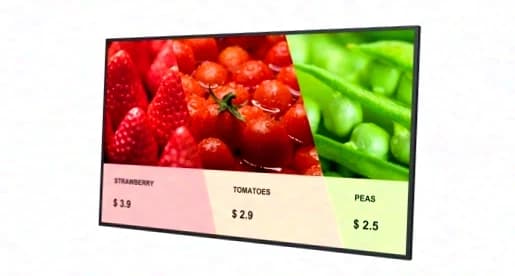 MOKA DS60P65 – Écran 4K 65“, 24/7 h, 500 cd/m², BrightSign HS145