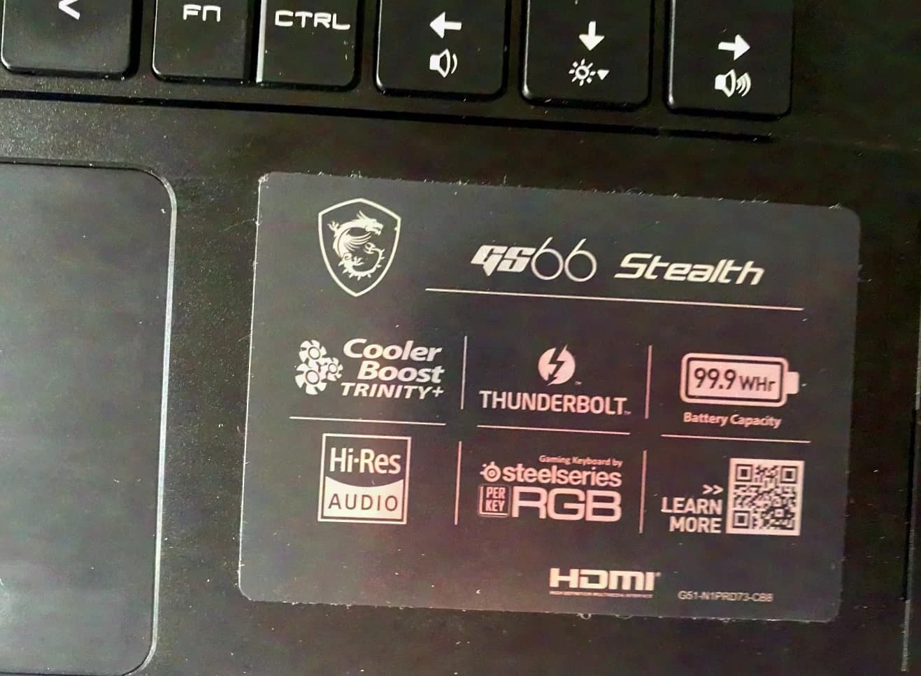 MSI G66 Stealth