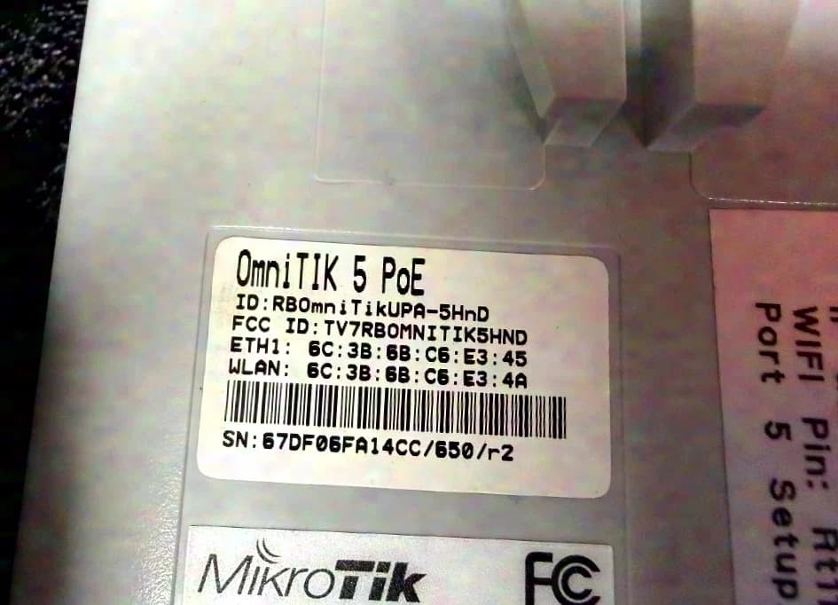 MikroTik OmniTik 5 POE Set - 2 Router