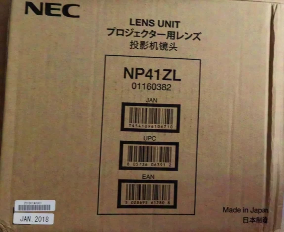 NEC NP41ZL Objectif zoom moyen pour la série PA3 (1.3-3.0:1) Neuf