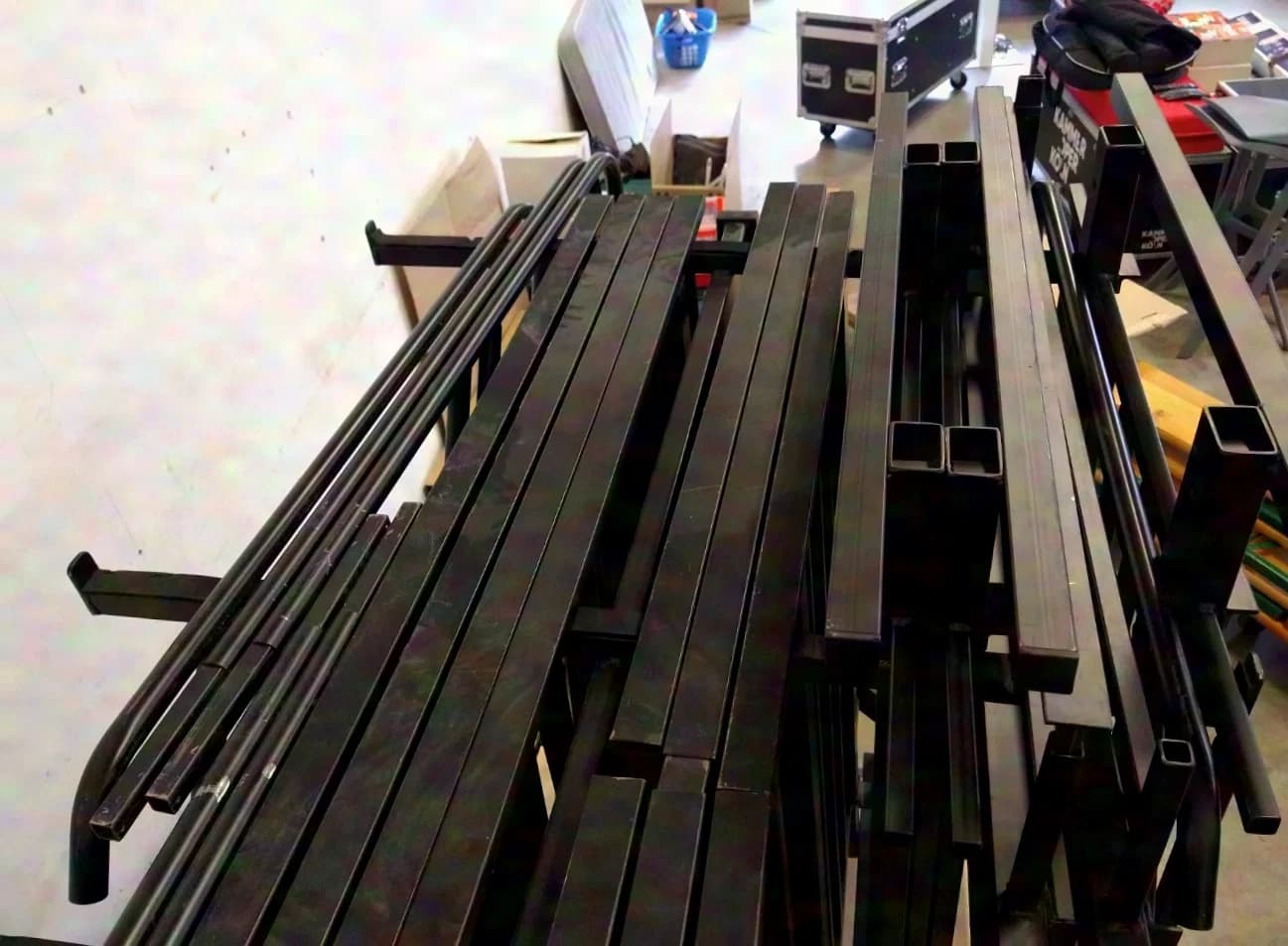 Garde-corps de sécurité NIVOflex pour praticables de scène