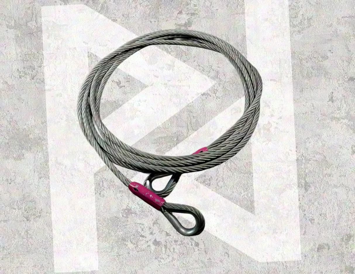 NN Câble métallique en acier 12mm 7,0m