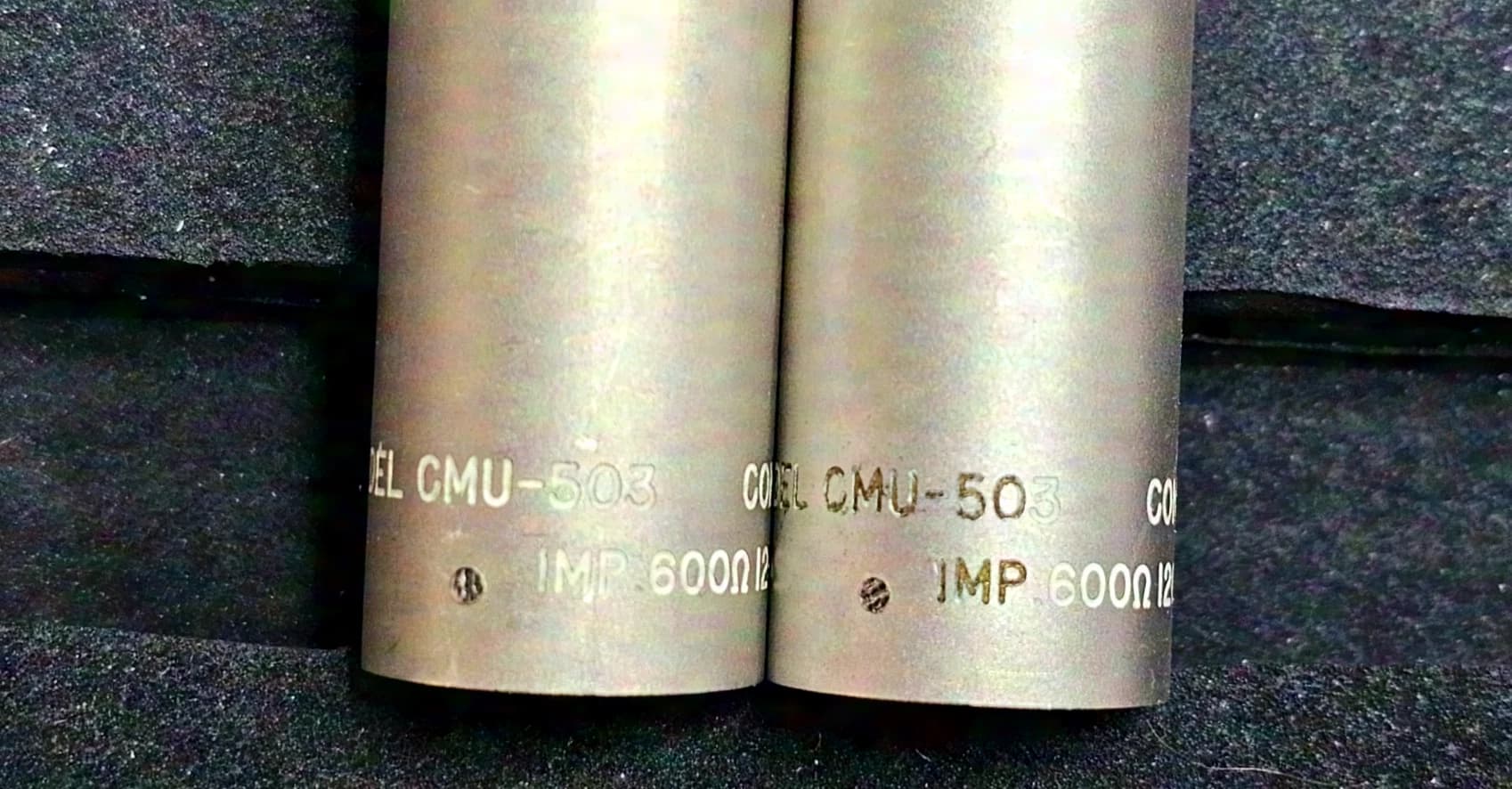 Nakamichi ou Primo 2 x microphones Nakamichi CM1000 ou Primo CMU503